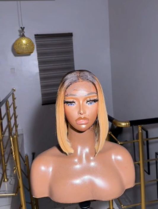 Raw Vietnamese Premium Bone Straight Wig with 4 * 4 closure