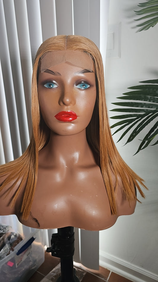 Super Double Drawn Vietnamese Gold Bone Straight Wig