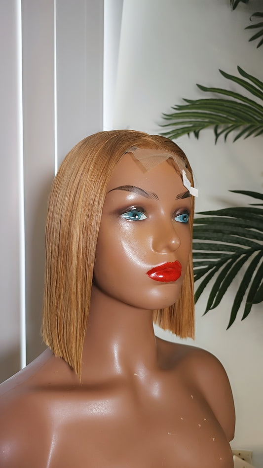 Super Double Drawn Vietnamese Blonde Bone Straight Wig