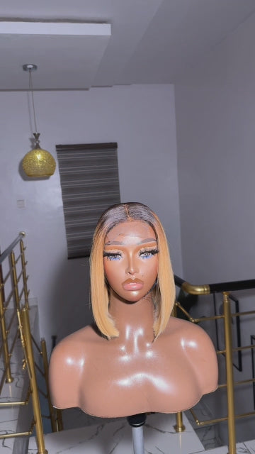 Raw Vietnamese Premium Bone Straight Wig with 4 * 4 closure